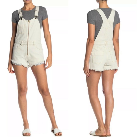 Free People Pants - Free People Sunkissed Denim Shorts Overalls Romper